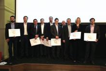 Les lauréats des prix Montgolfier 2016.