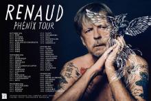 Les dates de la tournée de Renaud.