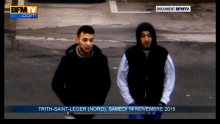 Salah Abdeslam et Hamza Attou le 14 novembre.