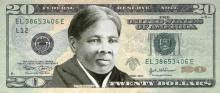 Le billet de 20 dollars américain avec Harriet Tubman.