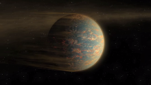 La planète 55 Cancri-e. 