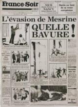 Une 10.05.1978 Evasion Mesrine FranceSoir