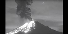 Une nouvelle éruption du volcan Popocatépetl s'est déroulée le 3 avril. 