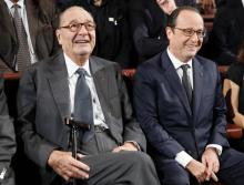 Hollande Chirac 2012