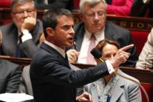 Manuels Valls à l'Assemblée.