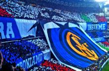 Une tribune de supporters de l'Inter Milan