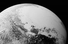 Une photo de Pluton prise par la sonde New Horizons.