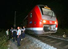 Le train dans lequel un terroriste islamiste a blessé 4 personnes en Allemagne.