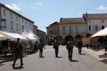 Jazz in Marciac soldats patrouille festival