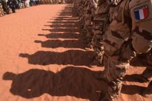Des militaires français au Niger près de la frontière libyenne.