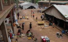 Un camp de réfugiés en République Centrafricaine