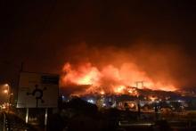 Un incendie au nord de Marseille.