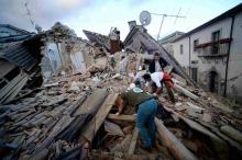 Le séisme du 24 août 2016 dans le centre de l'Italie.