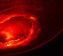 Jupiter Juno infrarouge 