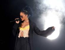 Rihanna en concert.