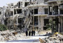 Les ruines de Homs en Syrie.