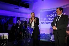 Nicolas Bay et Marine Le Pen.