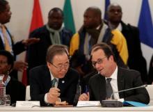 Hollande Ban ki Moon COP21
