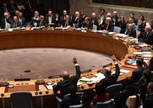 Le Conseil de sécurité de l'ONU le 18 décembre 2015.