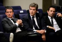 Valls, Montebourg et Hamon en 2013.
