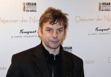 Le réalisateur belge Lucas Belvaux lors de la 35e cérémonie des Cesars, à Paris le 13 février 2010