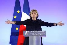 La présidente de la Région Ile-de-France, Valérie Pécresse, le 24 février 2017 à Maisons-Alfort (Val