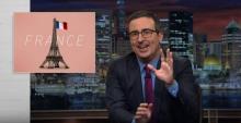 John Oliver Vidéo Election Marine Le Pen Trou du cul Démagogue