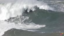 Surf Vagues Mer Nazaré Vidéo