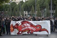 Manifestation dans les rues de Nantes, le 7 mai 2017