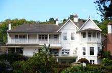 Prise en photo le 1er mai 2017 à Sydney, la villa "Elaine", bâtie en 1863, a été achetée 75 millions