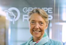 Elisabeth Borne, alors à la tête de la RATP, le 5 juin 2015 à Paris