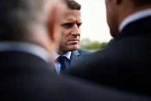 Emmanuel Macron le 24 avril 2017 à Paris