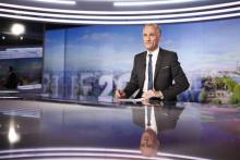 Gilles Bouleau, présentateur du journal de 20H00 de TF1, le 21 juin 2017 à Boulogne-Billancourt, prè