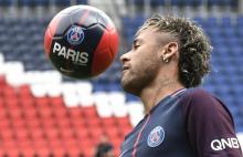 Le joueur brésilien Neymar à Paris, le 4 août 2017