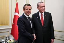 Emmanuel Macron et Recep Tayyip Erdogan, le 25 mai à Bruxelles au sommet de l'Otan