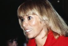 Mireille Darc le 10 mars 1982 à Paris