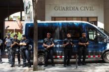 La police espagnole.