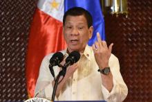Le président philippin Rodrigo Duterte à Manille, le 18 juillet 2017