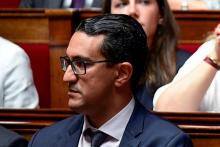 Le député LREM M'jid El Guerrab, le 5 juillet 2017 à l'Assemblée nationale à Paris