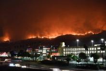 Incendies sur les hauteurs de Burbank, en Californie, le 2 septembre 2017