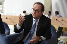 L'ancien président François Hollande à Paris, le 6 septembre 2017