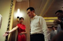 Le président du conglomérat chinois Wanda, Wang Jianlin, attend de signer un partenariat stratégique