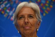 La directrice générale du Fonds monétaire international (FMI), Christine Lagarde, à Washington le 14