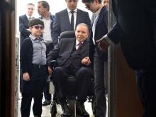 Le président algérien Abdelaziz Bouteflika à Alger le 4 mai 2017