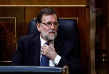 Le Premier ministre espagnole Mariano Rajoy, le 14 juin 2017 à Madrid
