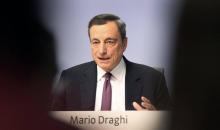 Le président de la BCE Mario Draghi le 26 octobre 2017 à Francfort