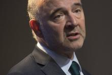 Pierre Moscovici à Washington, le 18 serptembre 2017