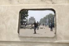 Heurts entre forces de l'ordre togolaises et manifestants à Lomé, le 18 octobre 2017