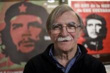 Le frère du "Che", Juan Martin Guevara âgé de 74 ans, et auteur du livre "Mon frère, le Che", le 18 