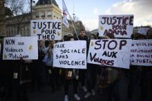 Manifestation contre les violences policières, le 18 février 2017 à Paris